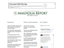 Tablet Screenshot of magnoliareport.com